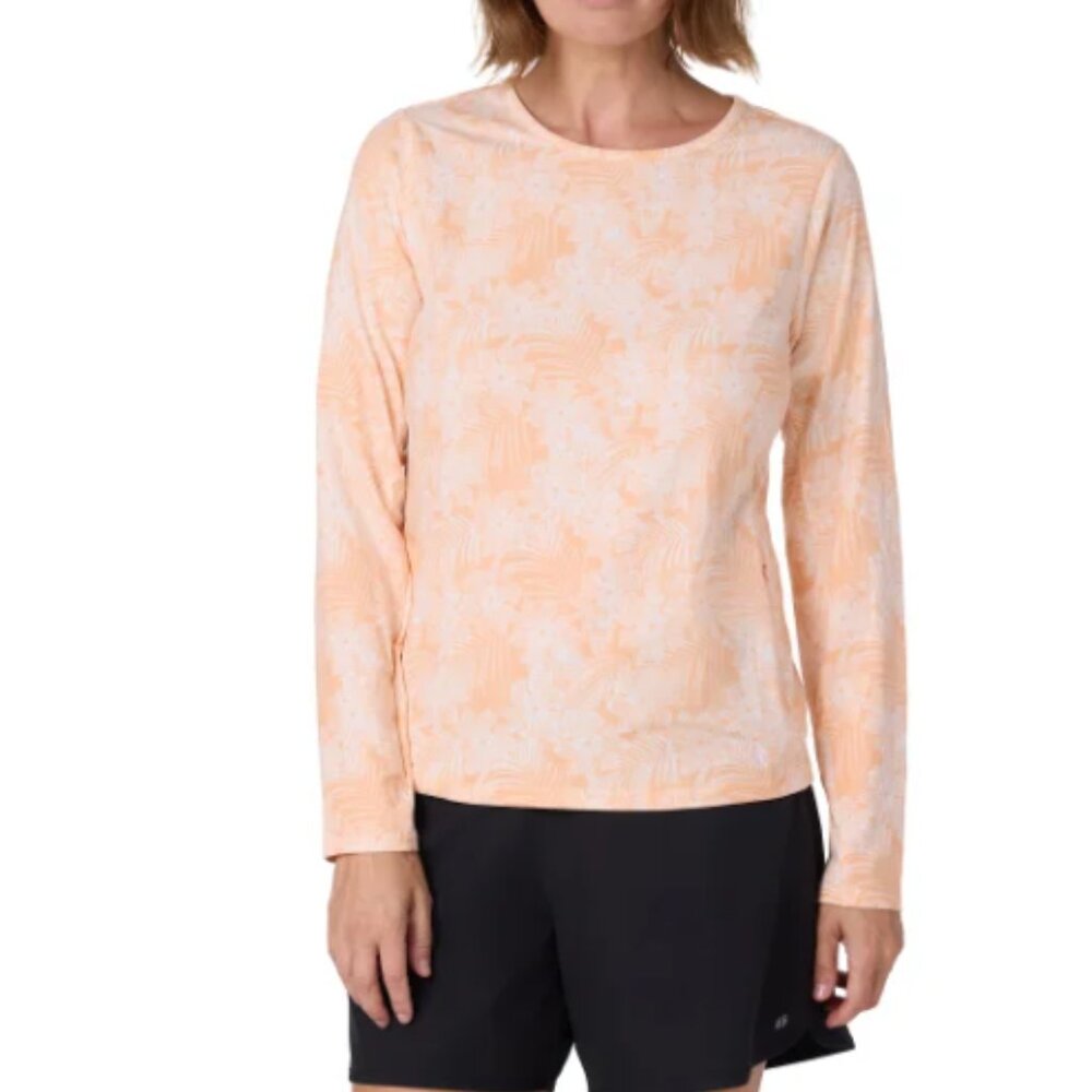 Hang Ten Women's Sun Tee long Sleeve Orange size XL